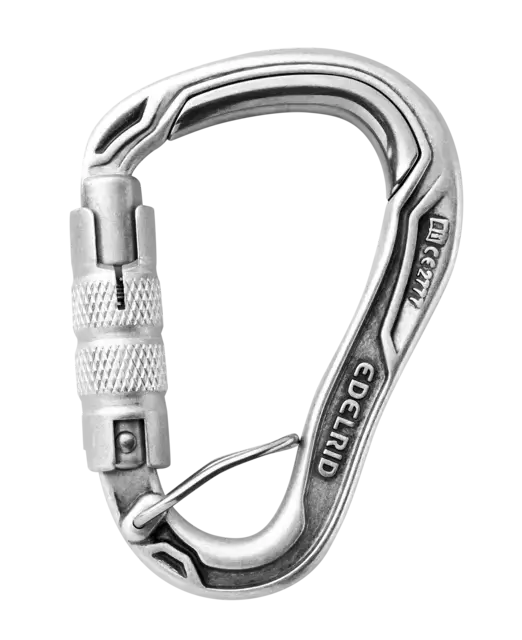 A carabiner with anti-twist protection